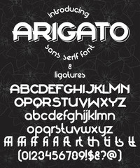 arigato typeface