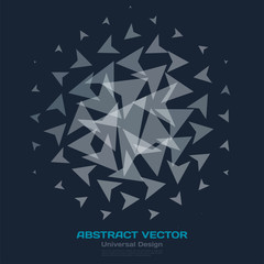 Abstract vector design elements for graphic layout. Modern busin