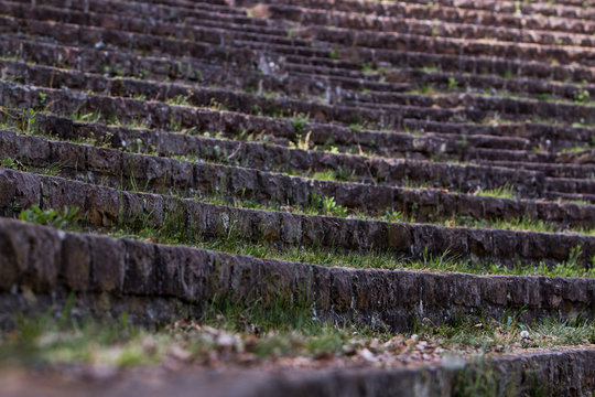 Ruinen Burg fenster gel&auml;nder