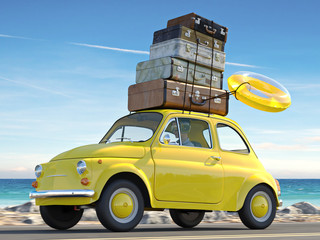 vacations are coming. 3d rendering