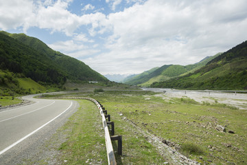 Mountains of Republic of Georgia 