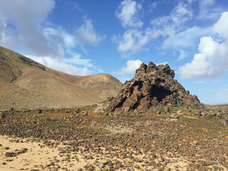 Landscape Fuerteventura Canary islands Spain