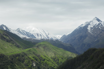 Obraz premium Mountains of Republic of Georgia 