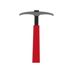 pickaxe tool construction vector icon illustration graphic design