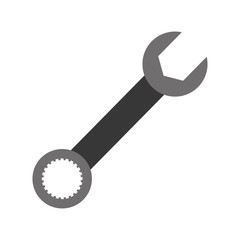 wrench tool object vector icon illustration graphic design