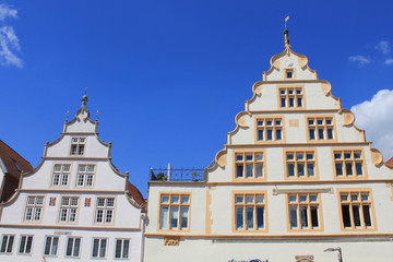 Fototapeta premium Lemgo: Malerische Bürgerhäuser (Nordrhein-Westfalen)