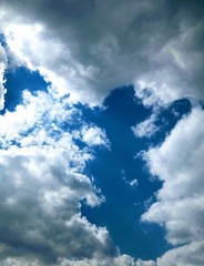 Cloud and sunshine