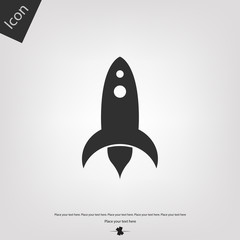 Rocket vector icon