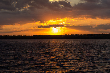 Fire on the river
