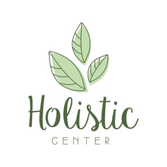 Holistic center logo symbol vector Illustration