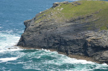 Château de Tintagel en Cornouailles