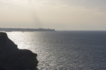 By the coast of langre in the province of Cantabria