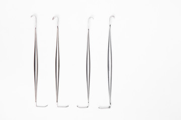 surgical tool on white background