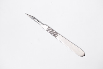 surgical tool on white background