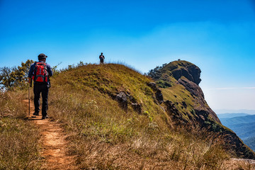 Obraz premium Tourist enjoy travel