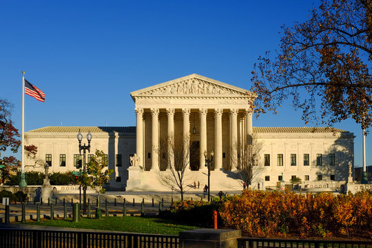 The Supreme Court in Washington DC, USA