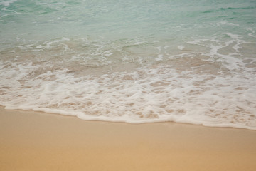 Fototapeta na wymiar Wave on the coast of Mallorca.