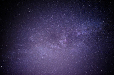 Black night sky plenty of stars with