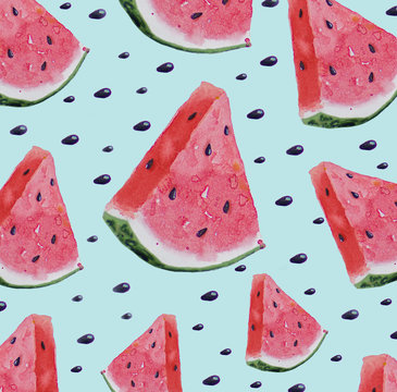 Hello Summer. Fresh watermelon.