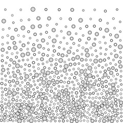 Circles accumulation graphic vector Pattern