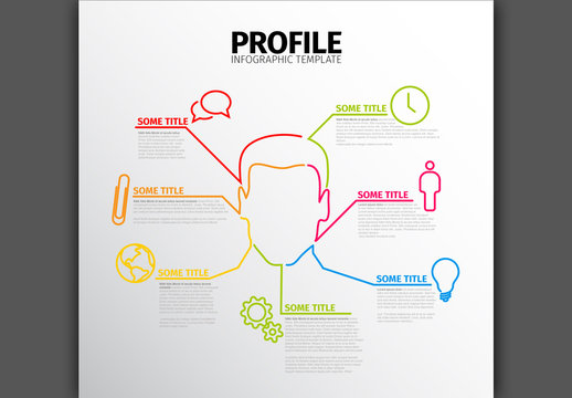Business Person Infographic Layout