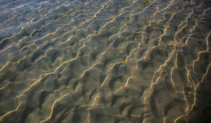 Fototapeta na wymiar Galician coastline glassy water