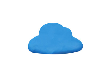 plasticine in cloud shape