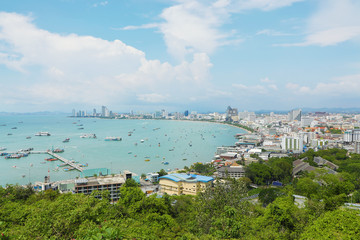 Landscape view od Pattaya inThailand