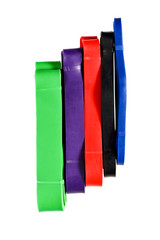 Naklejka premium Expander collection for pull-ups isolated on white background