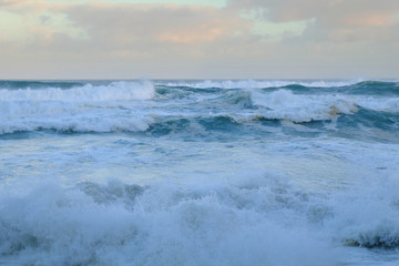 Atlantic ocean waves