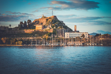 Old fortress of Corfu island, Greece