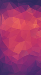 Flat Retro style Background of triangle shapes.