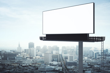 Empty billboard side