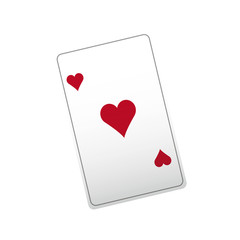 poker ace card, playing casino vector illustration