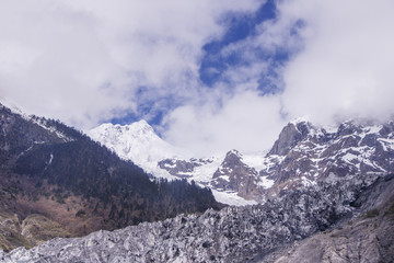 Meili snow Mountain also know as Kawa Karpo located in Yunnan Province, China