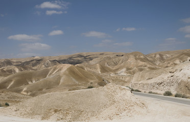 Desert mountain landscape of Israel