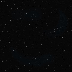 Dark sky with stars vector texture or background