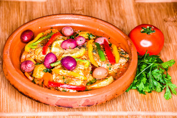 Tajine marocain de poisson