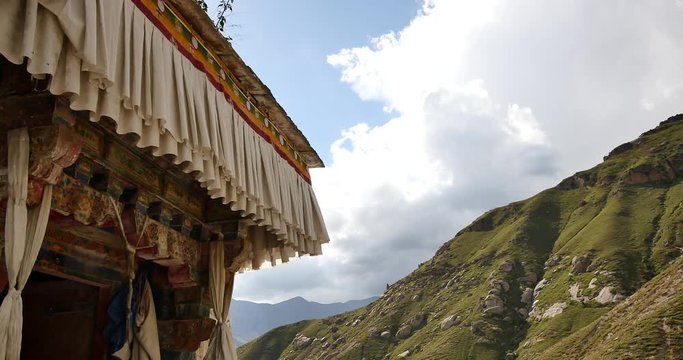 4k lhasa pabangka temple,Tibet.