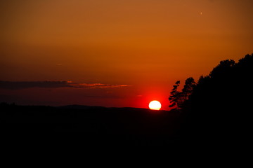 Summer sunset