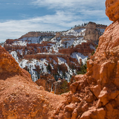 Peeking Through Hoodoo Window