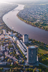 Bonn aus der Vogelperspektive; Nordrhein-Westfalen