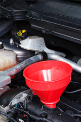 Change car engine oil
