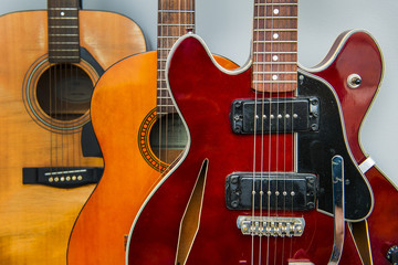 Plakat Rows of guitars
