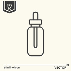 One icon - dropper bottle