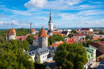 Obraz premium Tallinn Aussichtspunkt
