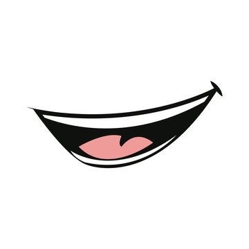 female lips mouth smile symbol icon design, vector illustration