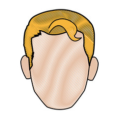 character man face comic pop art vector illustration