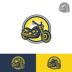 Classic Motorcycle, motorbike retro vintage logo