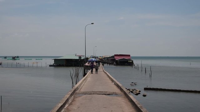 Pier in Phu quoc lasland, Vietnum